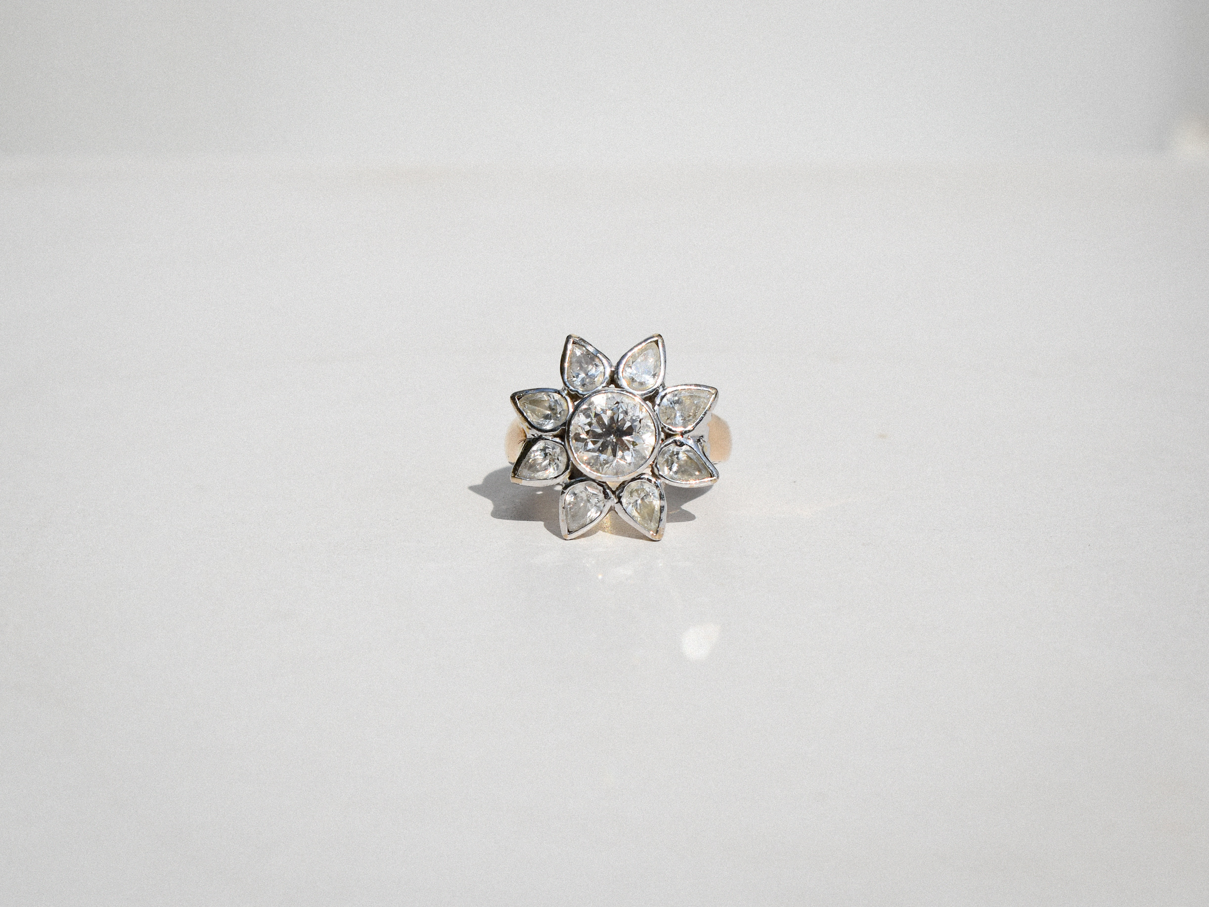 Flower Enagagement Rings